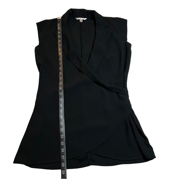 CAbi Pay Day Origami Crossover V-Neck Long Line Top Size XS Style 757 Office - Picture 9 of 10